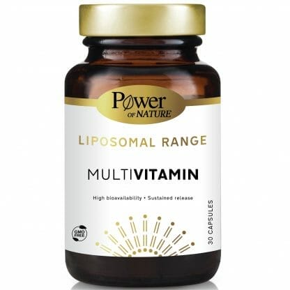 Power of Nature Liposomal Range Multivitamin Συμπλήρωμα Διατροφής Λιποσωμιακής Φόρμουλας Βιταμινών,Μετάλλων,Ιχνοστοιχείων 30Caps