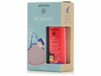 APIVITA ΠΑΙΔΙΚΗ ΕΝΥΔΑΤΙΚΗ ΑΝΤΗΛΙΑΚΗ ΛΟΣΙΟΝ SPF50 200ML & ΠΑΙΔIΚΗ ΤΣΑΝΤΑ ΘΑΛΑΣΣΗΣ ΜΕ ΔΙΧΤΥ