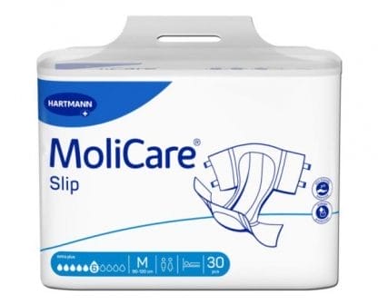 MoliCare Flash Slip Extra Plus Πάνες Ακράτειας Ημέρας Medium (Περ: 90-120cm) 30τμχ