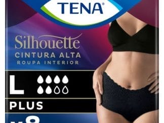TENA Silhouette Plus Μαύρο Large 8τεμ