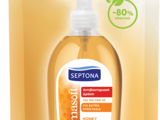 Septona Αντιβακτηριδιακό Υγρό Σαπούνι Χεριών Με Μέλι Ανταλλακτικό 1000ml