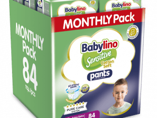 Πάνες Babylino Pants Cotton Soft Unisex Monthly Pack No8 Extra Extra Large (20kg+) 84τεμ