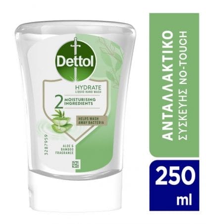 Dettol Αντιβακτηριδιακό Κρεμοσάπουνο Συσκευής No-touch Aloe Vera Ανταλλακτικό 250 ml