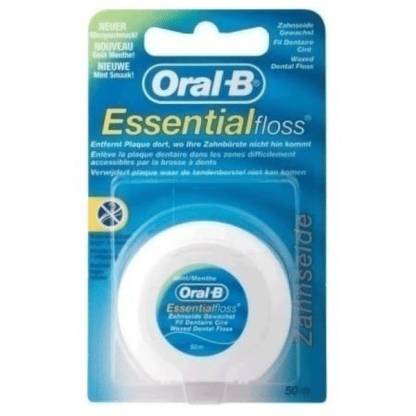 Oral-B Essential Floss οδοντικό νήμα κηρωμένο 50μέτρα