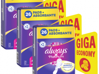 Always Platinum Super Σερβιέτες Με Φτερά No2, 78τεμ (3*26τεμ)