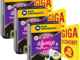 Always Platinum Secure Night Extra Σερβιέτες Με Φτερά No5, 48τεμ (3*16τεμ)