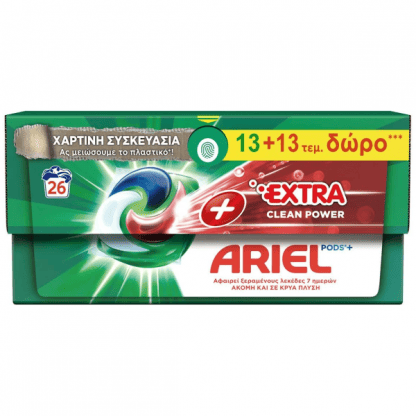 Ariel Allin1 Pods Extra Clean 26τεμ (13+13τμχ)