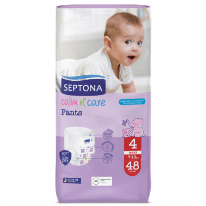 Πάνες Septona Calm N' Care Pants Maxi No4 (7-13Kg) 48τεμ