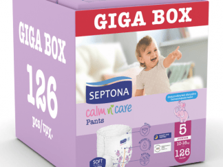 Πάνες Septona Calm N' Care Pants Giga Box Junior No5 (10-16Kg) 126τεμ (3*42τεμ)