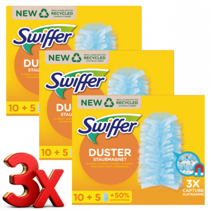 Swiffer Duster Μαγικά Φτερά 45 Ανταλλακτικά Φτερά (3*(10+5 ΔΩΡΟ)