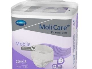 MoliCare Premium Mobile Super Plus Εσώρουχο Ακράτειας Νύχτας Small (Περ: 60-90cm) 14τμχ