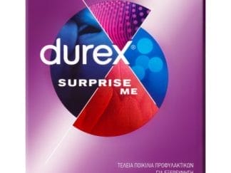 Durex Surprise Variety Pack 40 προφυλακτικά ποικιλία σε κουτί