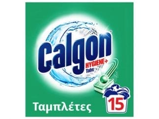 Calgon Powerball Αποσκληρυντικό Νερού Πλυντηρίου Ρούχων 15 Ταμπλέτες