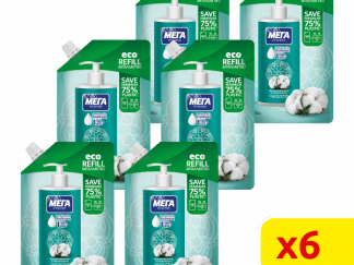 ΜΕΓΑ Κρεμοσάπουνο Hygiene Βαμβάκι Ανταλλακτικό 3000ml (6*500ml)