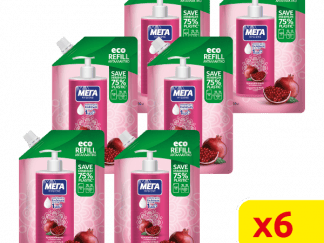 ΜΕΓΑ Κρεμοσάπουνο Hygiene Ρόδι Ανταλλακτικό 3000ml (6*500ml)