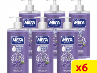 ΜΕΓΑ Κρεμοσάπουνο Hygiene Λεβάντα Με Αντλία 3600ml (6*600ml)