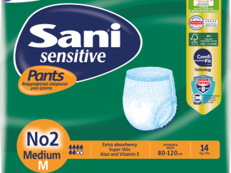 Ελαστικό εσώρουχο ακράτειας Sani Sensitive Pants Medium No2 14τμχ.