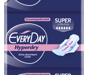 Σερβιέτες EveryDay Hyperdry SUPER Ultra Plus Triple Pack 30 τεμ. STR -50%