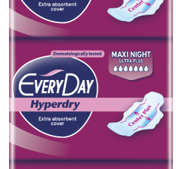 Σερβιέτες EveryDay Hyperdry MAXI NIGHT Ultra Plus Triple Pack 30 τεμ. STR -50%