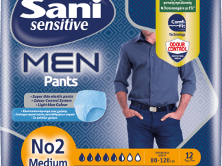 Sani Pants Men Eλαστικό εσώρουχο ακράτειας Medium No2 (12τεμ)