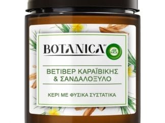 Airwick Botanica Κερί Βετιβέρ Καραϊβικής & Σανδαλόξυλο