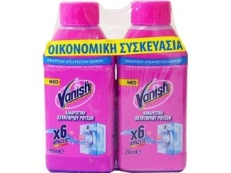 Vanish Καθαριστικό Πλυντηρίου Ρούχων 500ml (2x250ml)