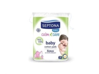 Septona Baby Calm n' Care Cotton Pads Δίσκοι για Απαλό Καθαρισμό 50τεμ