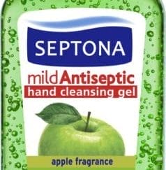 Septona Αντισηπτική Λοσιόν Με Αιθυλική Αλκοόλη 70% Και Άρωμα Πράσινο Μήλο 80ml