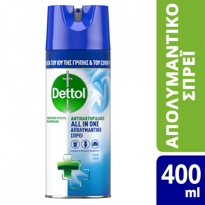 Dettol Απολυμαντικό Spray Crisp Linen 400ml