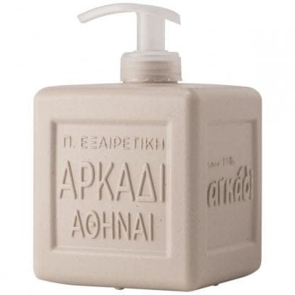 Αρκάδι Κρεμοσάπουνο Ενυδατικό Με Λευκό Σαπούνι Αντλία 500ml