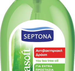 Septona Αντιβακτηριδιακό Υγρό Σαπούνι Χεριών Με Αλόη 600ml