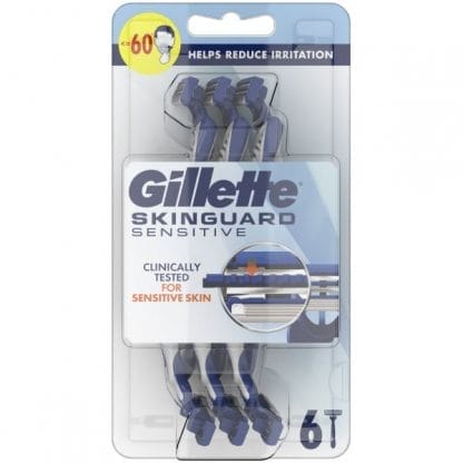 Gillette SkinGuard Sensitive Ξυραφάκια Μιας Χρήσης 6τμχ