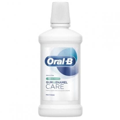Oral-B Gum & Enamel Care Στοματικό Διάλυμα Με Γεύση Μέντα Χωρίς Αλκοόλ 500ml