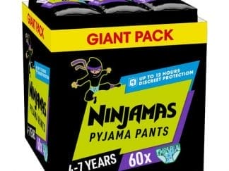 Πάνες Pampers Ninjamas Pyjama Night Pants Giant Pack 60 τεμ. για Αγόρια 4-7 ετών (17-30kg)