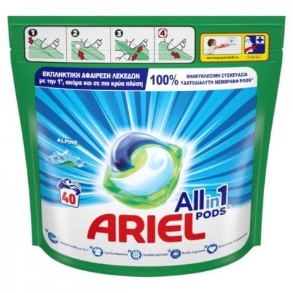 Ariel Allin1 Pods Alpine 40τμχ
