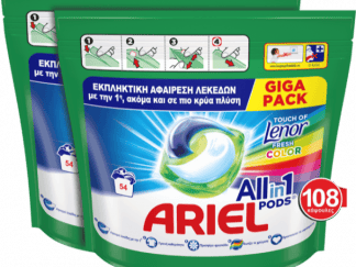 Ariel Allin1 Pods Touch Of Lenor Color 108τμχ