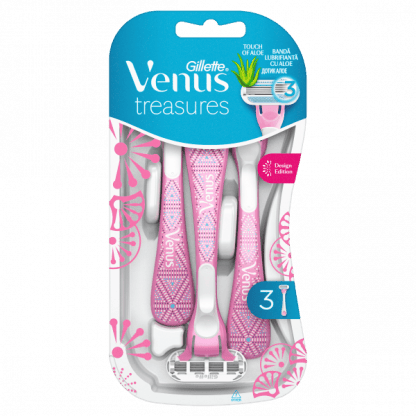 Gillette Venus Treasures Ξυραφάκια Μίας Χρήσης 3τμχ