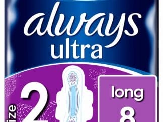 Always Ultra Long (Μέγεθος 2) Σερβιέτες Με Φτερά 8 Τεμάχια