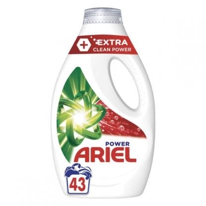 Ariel Υγρό Πλυντηρίου Ρούχων Extra Clean 43μεζ.