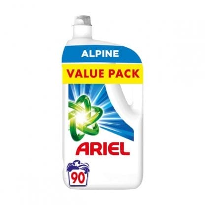 Ariel Alpine Υγρό Πλυντηρίου Ρούχων 90 μεζούρες