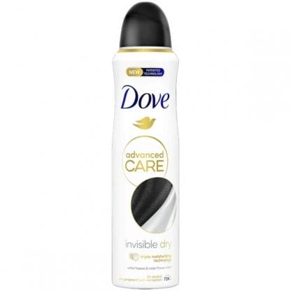 Dove Deo Αποσμητικό Spray Advanced Care 72h Invisible Dry 150ml