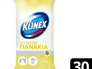 Klinex Υγρά Πανάκια Καθαρισμού Λεμόνι 30τεμ