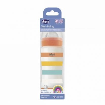 Chicco Μπιμπερό Πλαστικό Well Being UNISEX 330ML 4Μ+