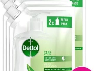 Dettol Αντιβακτηριδιακό Κρεμοσάπουνο Aloe Vera Ανταλλακτικό 500ml*6