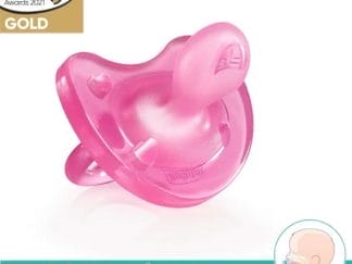 Chicco Πιπίλα Όλο Σιλικόνη ΡΟΖ 16-36M+