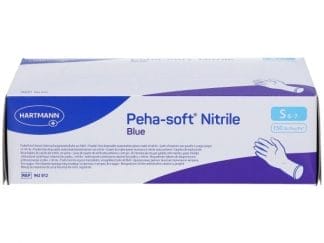 Peha-soft Γάντια Μπλε Νιτριλίου Χωρίς Πούδρα Small 150τμχ