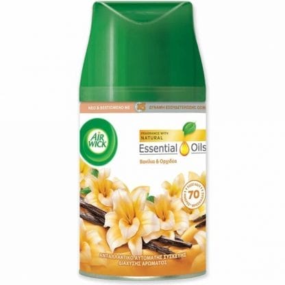 Airwick Freshmatic Ανταλλακτικό Αποσμητικό Χώρου Βανίλια & Ορχιδέα 250ml