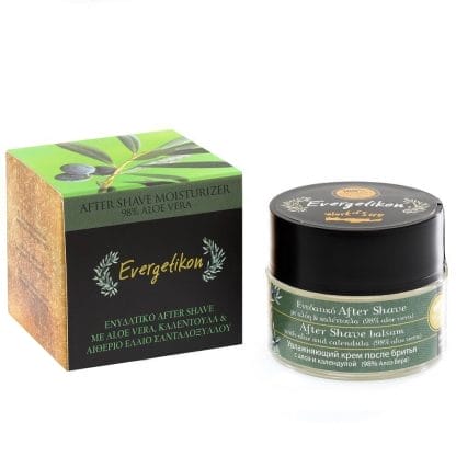 EVERGETIKON Ενυδατική κρέμα-τζέλ μετά το ξύρισμα με Aloe Vera 50ml