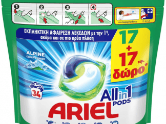 Ariel Allin1 Pods Alpine 34τμχ (17+17τμχ)