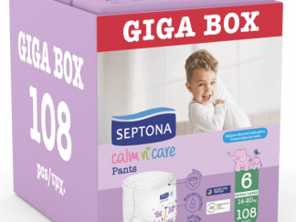 Πάνες Septona Calm N' Care Pants Giga Box Extra Large No6 (14-20Kg) 108τεμ (3*36τεμ)